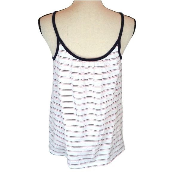 GAP Cotton Front‎ Easy Tie Thin Stripe Tank Top, Size Small NEW - Picture 4 of 6